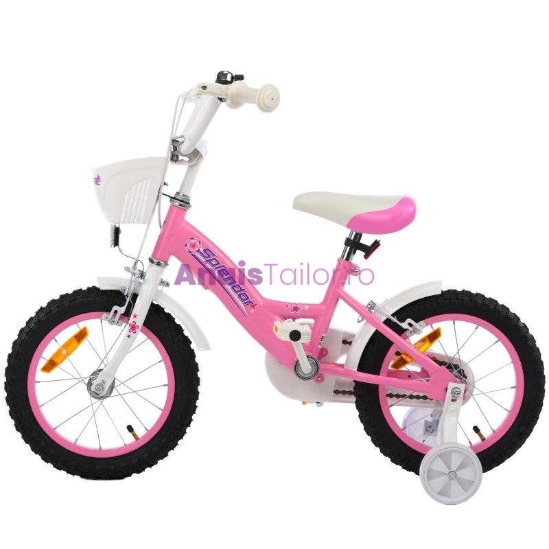 Bicicleta pentru copii, Roti 12“, Splendor, roz