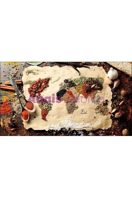  Covor antiderapant Spices Map 120 x 180 cm