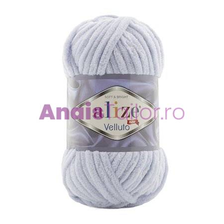 Fir Textil Alize Velluto cod culoare 416, pentru crosetat si tricotat, acril, gri, 68 m