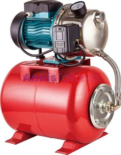 Hidrofor 24 Litri, DDT, AutoJS100, 2200 W, 3000 l/h, pompa Inox/Fonta