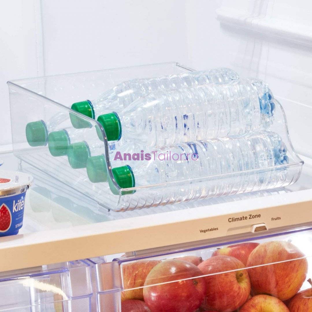 Organizator frigider, transparent, 33,5 cm x 24 cm x 8 cm