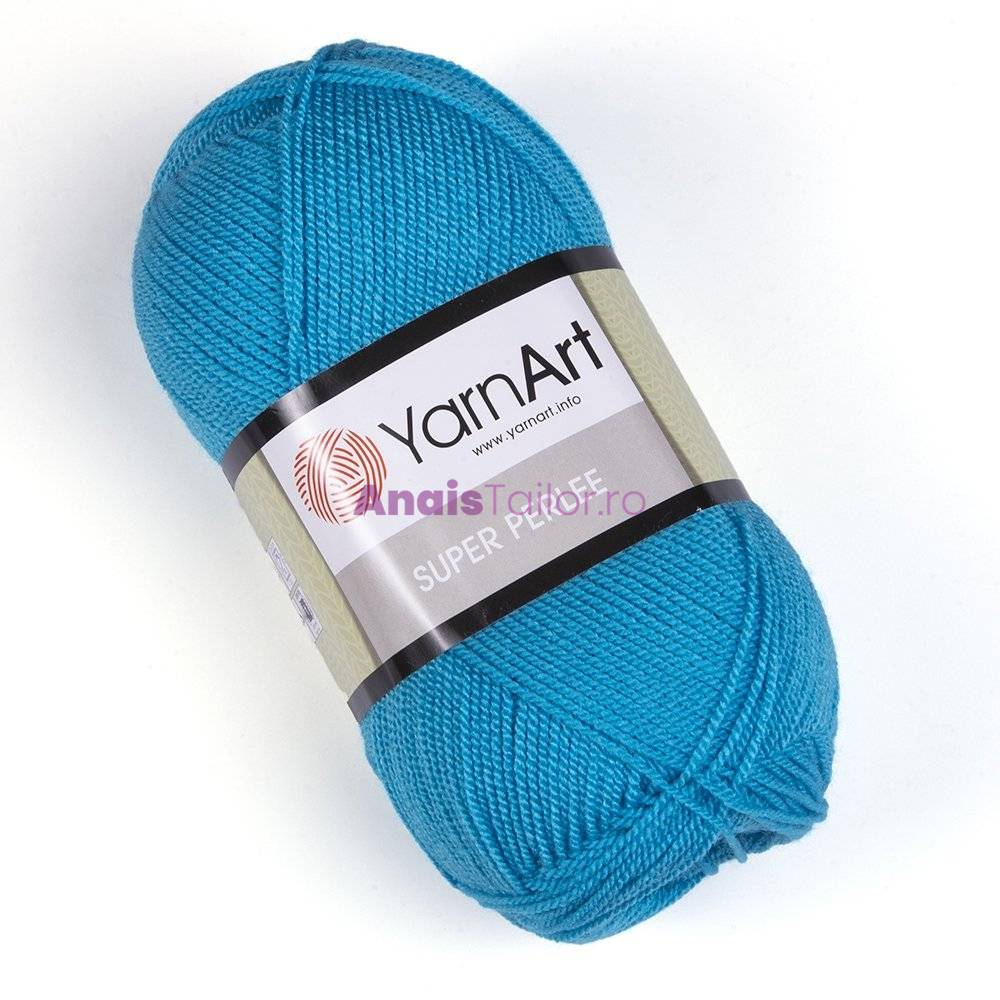YarnArt Super Perlee 45, Fir pentru tricotat/crosetat, compozitie 100% acril, lungime 400m, greutate 100g.
