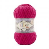 Fir Textil Alize Velluto cod culoare 798, pentru crosetat si tricotat, acril, fucsia, 68 m