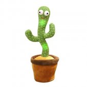 Jucarie interactiva cactus dansator si vorbitor, danseaza si repeta , 35 cm