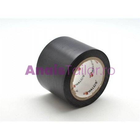 5Buc/Set, Banda Izolatoare Neagra din Pvc 50mm x 15m 