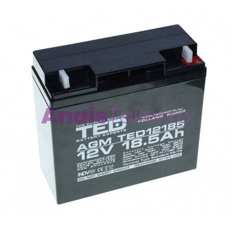 ACUMULATOR PLUMB - ACID 12V-18,5A TED