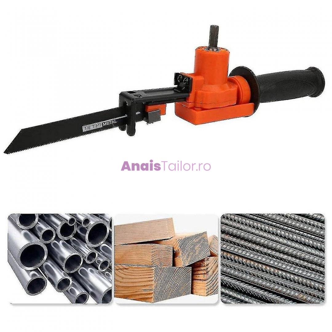  Adaptor pentru bormasina, tip mini fierastrau 