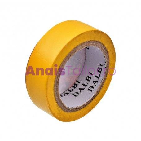Set/10buc, Banda Izolier Galbena 19mm x 20m  