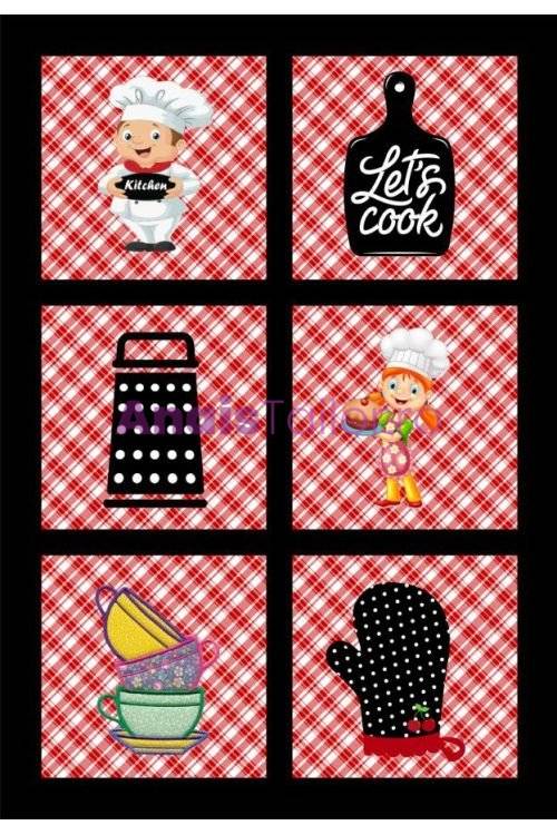 Covor antiderapant Let's Cook 80 x 150 cm