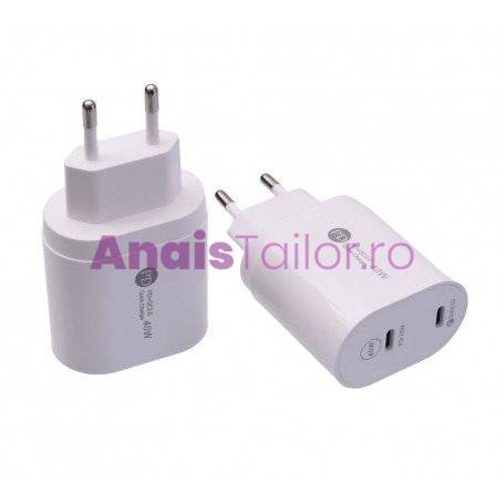 INCARCATOR RAPID 40W DUAL PD TIP C - 20W+20W