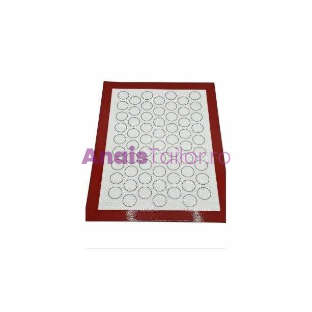 Plansa copt pentru macarons, din silicon, 40 x 30 cm, Anais Tailor, Reutilizabila