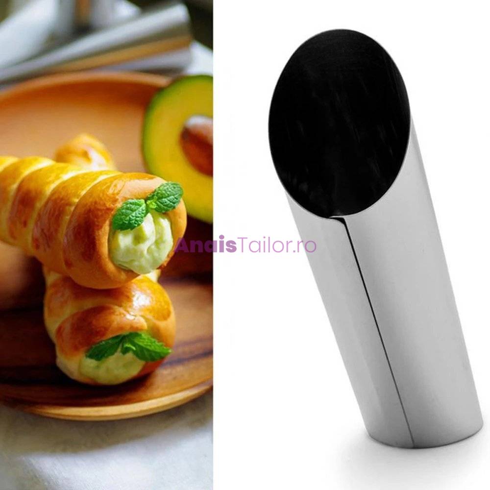 Set 6 forme patiserie, cilindrice pentru rulouri, 12.5 cm, Anais Tailor