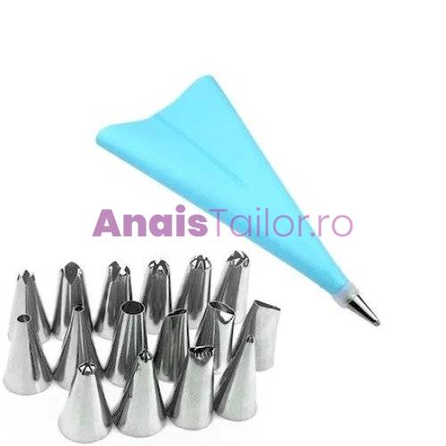 Set 8 forme pentru ornat prajituri, pos silicon