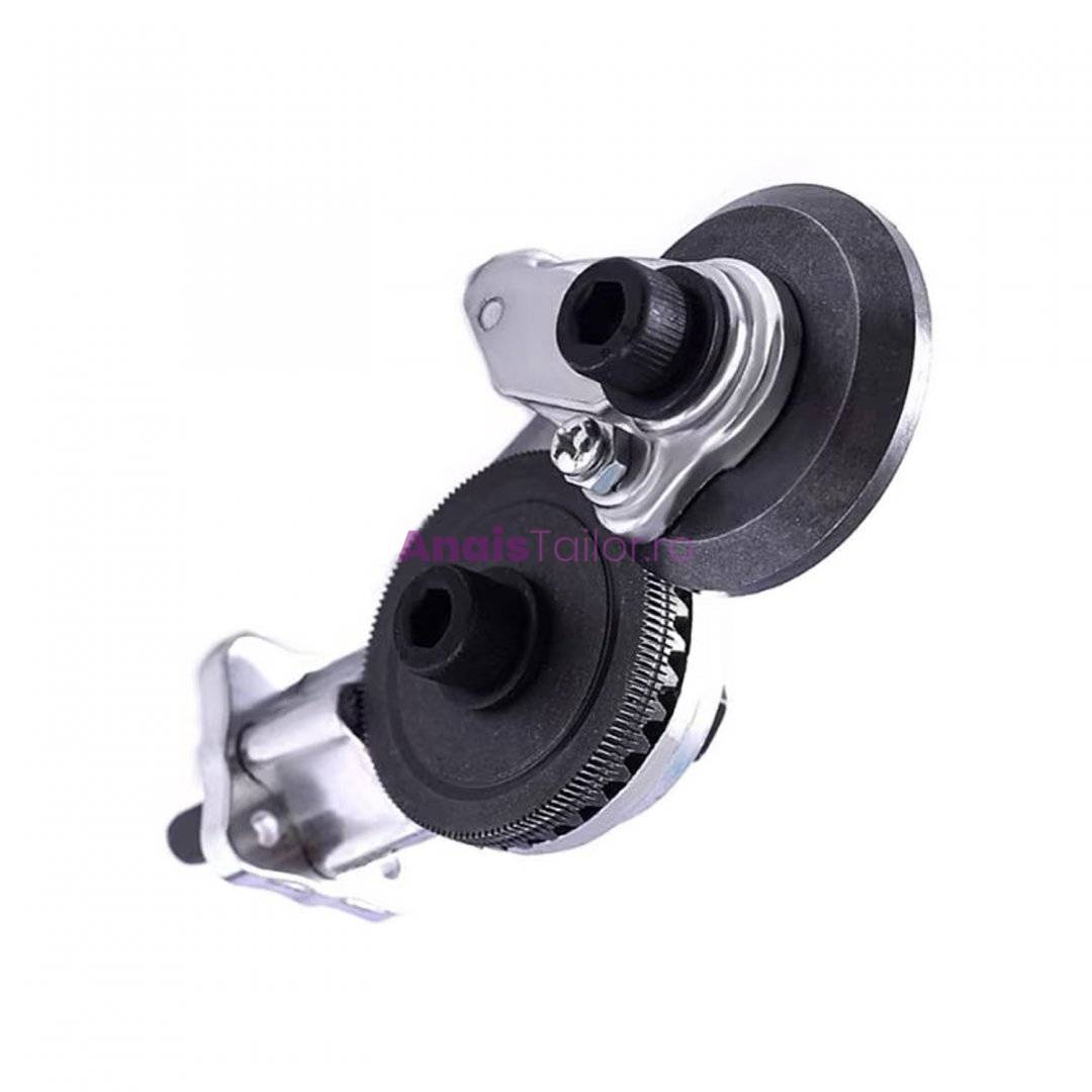 Set adaptor cu role, pentru masina de gaurit pentru taiat tabla din otel, aluminiu, cupru, fier