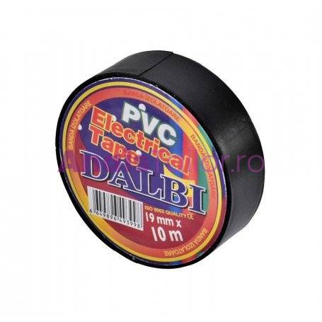 Set/10buc, Banda Izolier Neagra 19mm x 10m 