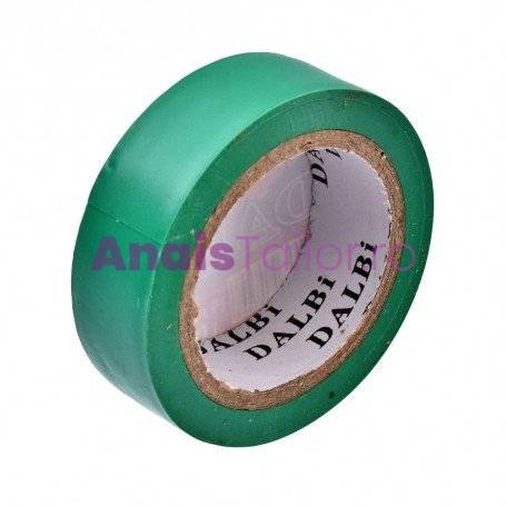 Set/10buc, Banda Izolier Verde 19mm x 10m 