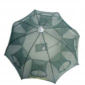 Capcana pescuit tip umbrela cu 8 intrari, diametru 90 cm